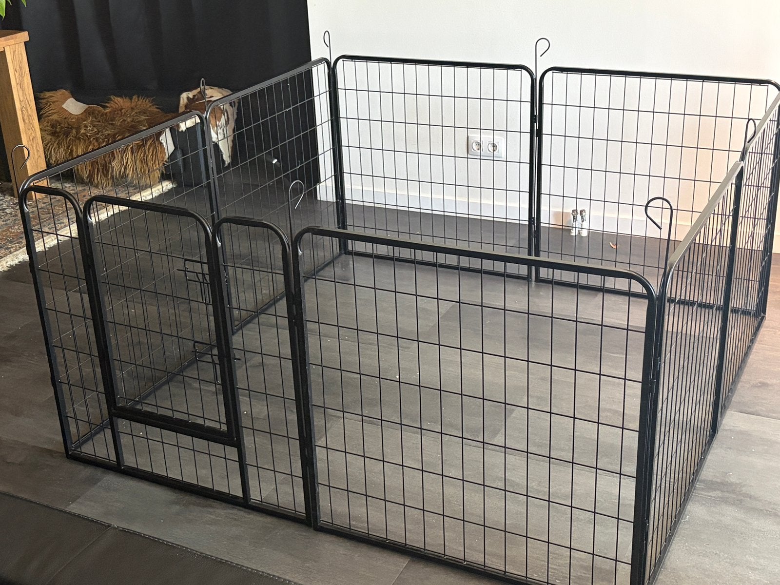 Puppy honden ren bench, Dieren en Toebehoren, Hondenhokken, Hondenkennel, 65 tot 100 cm, Ophalen of Verzenden, Zo goed als nieuw