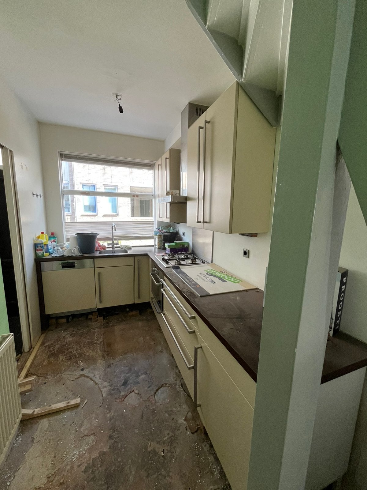 Keuken, Huis en Inrichting, Keuken | Complete keukens, Ophalen of Verzenden, Gebruikt, Hoekkeuken