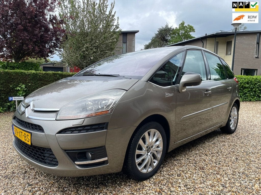 Citroen C4 Picasso 2.0-16V Exclusive EB6V 5pautomaat, Auto's, Citroën, 1486 kg, Stof, Gebruikt, Zwart