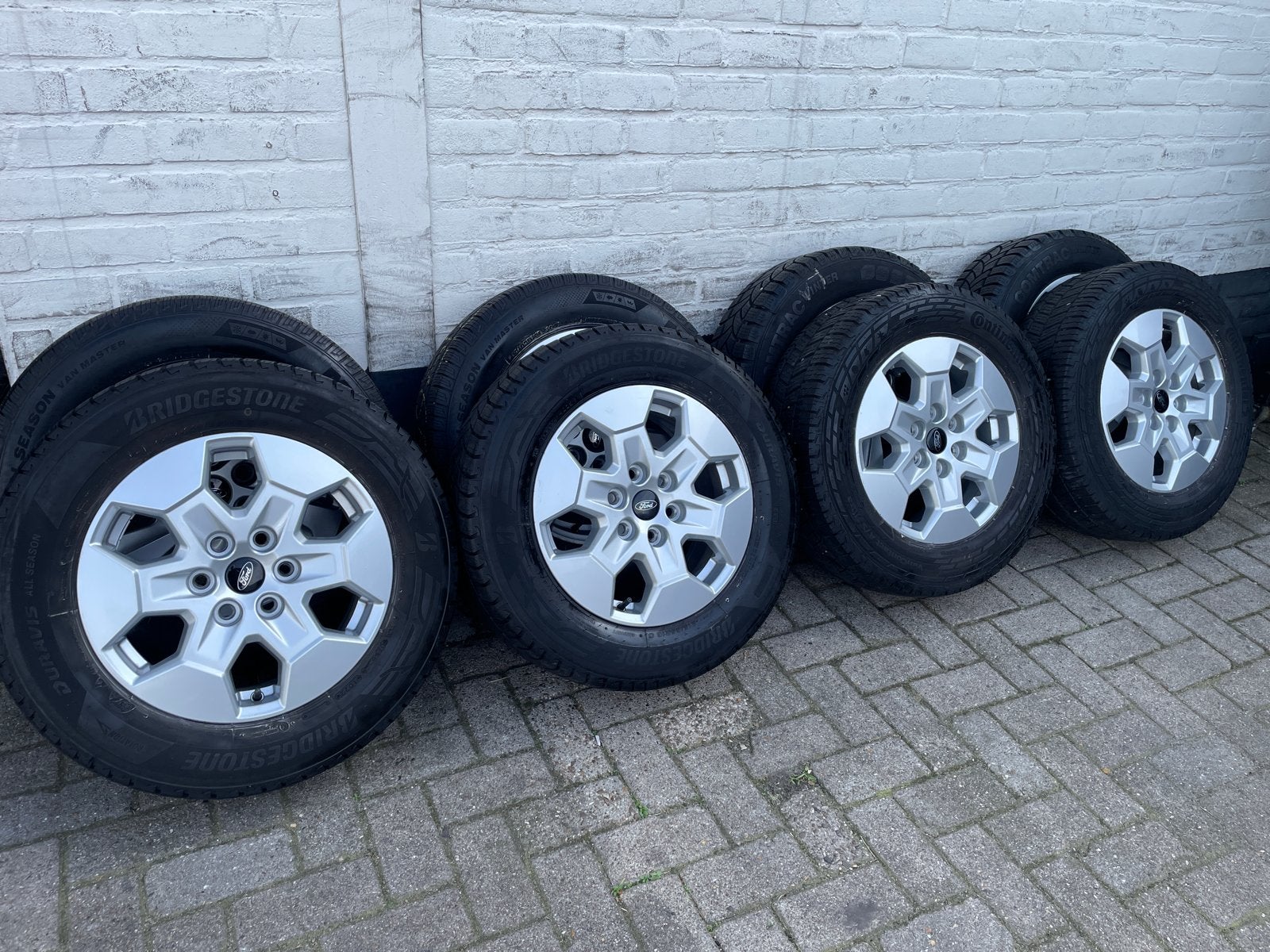 Ford Transit Custom Winter en all season op Velg - 16 inch, Ophalen, Eu, Info@ford.com, Banden en Velgen