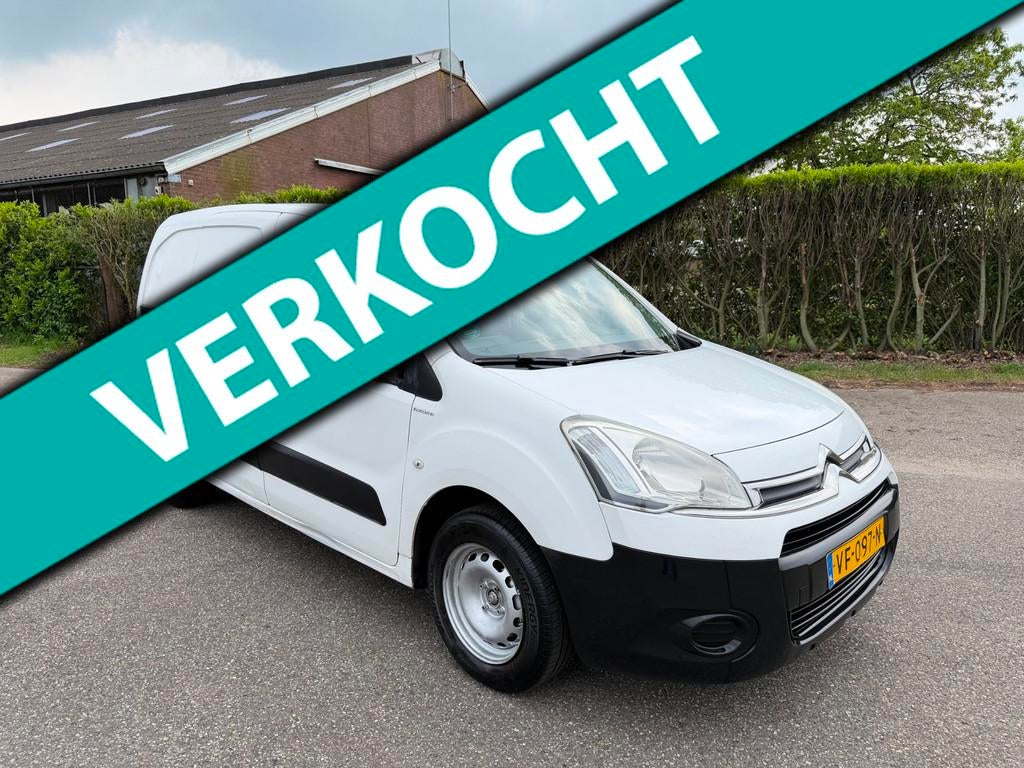 Citroen Berlingo 1.6 e-HDI - AIRCO - EURO 5 - MARGE, Euro 5, Gebruikt, Citroën, Wit