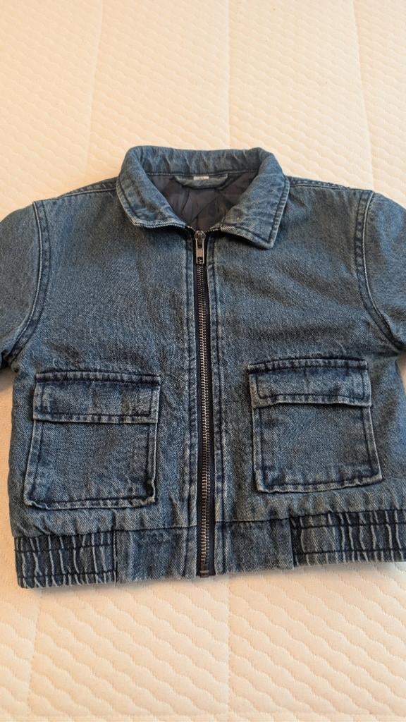 Stoere spijkerjas voor jongens of meisjes - Maat 92, Kinderen en Baby's, Ophalen of Verzenden, Zo goed als nieuw, Jongen of Meisje