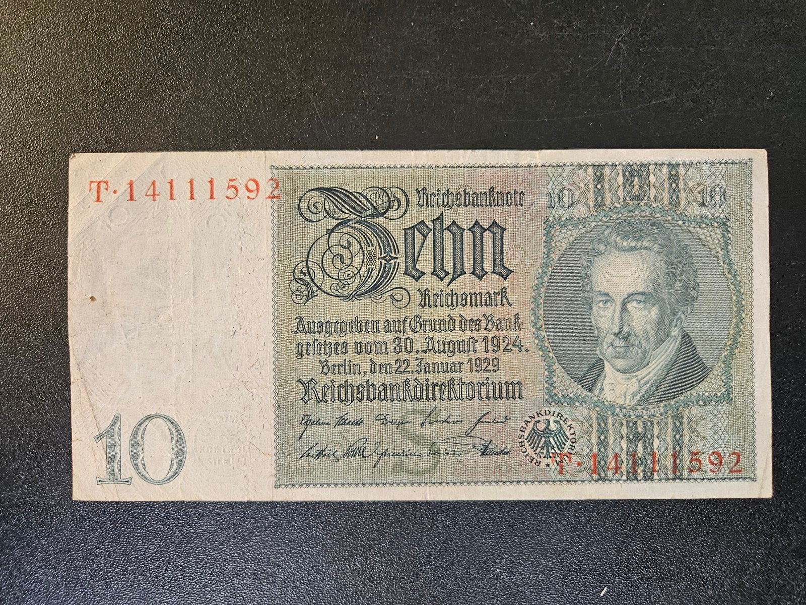 Duitsland pick 180a 1929, Ophalen of Verzenden, Duitsland, Los biljet