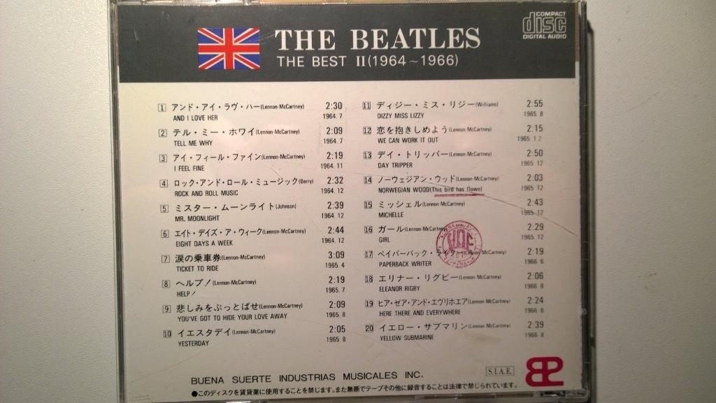 The Beatles - The Best II (1964 - 1966), Ophalen of Verzenden, 1960 - 1969, Zo goed als nieuw