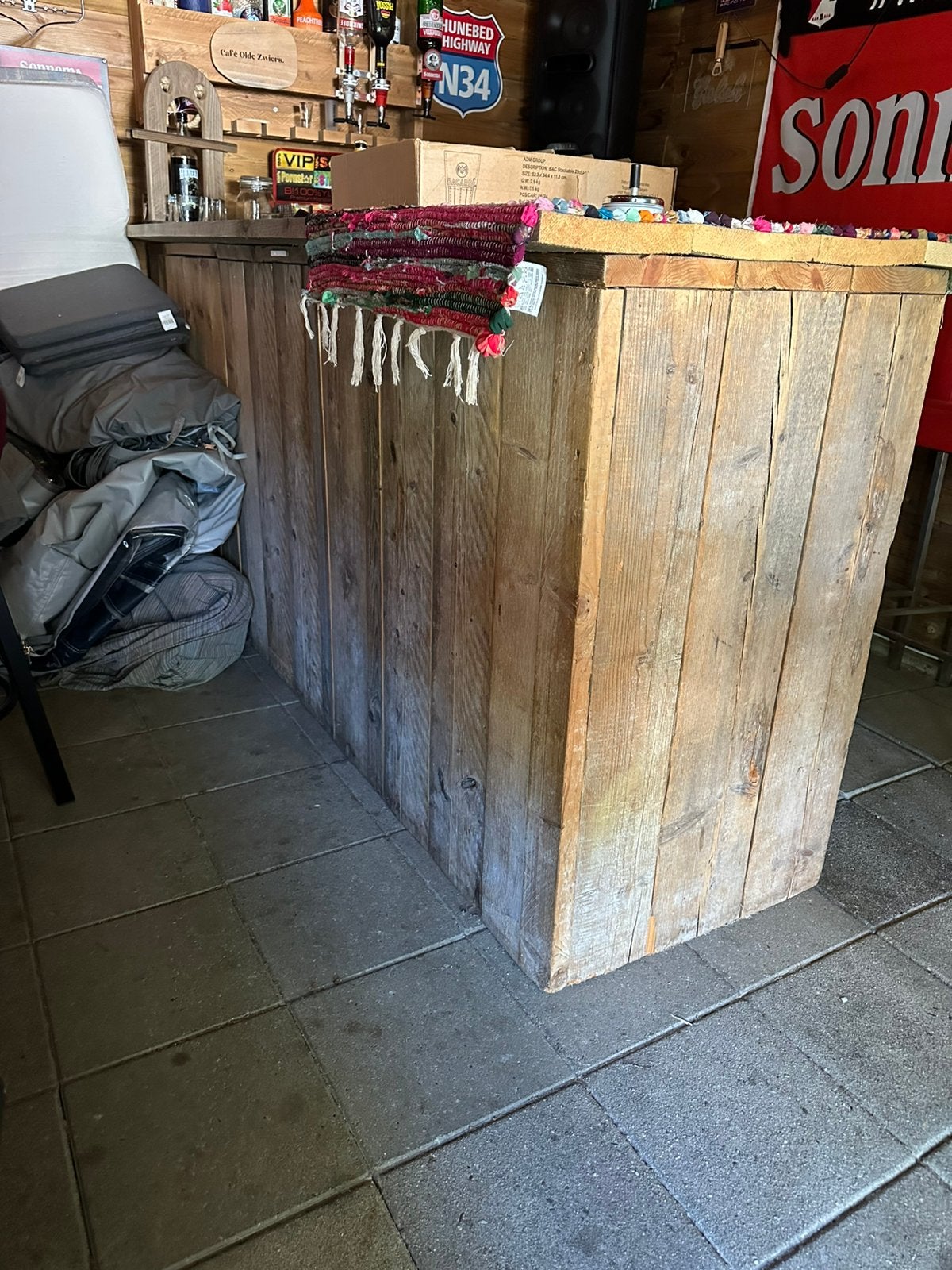 Bar mancave, Ophalen, Gebruikt
