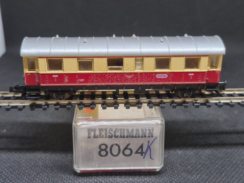 Fleischmann 8064 - Lokaalbaanwagen 2ekl B2iwe (16913), Hobby en Vrije tijd, Overige merken, Gebruikt, Gelijkstroom, Wagon