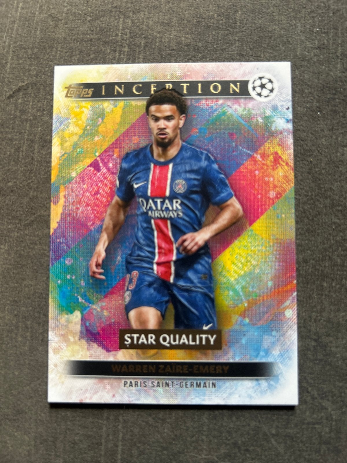 Warren Zaire-Emery Topps Inception UEFA Champions League, Verzamelen, Verzenden, Zo goed als nieuw, Buitenlandse clubs, Spelerskaart