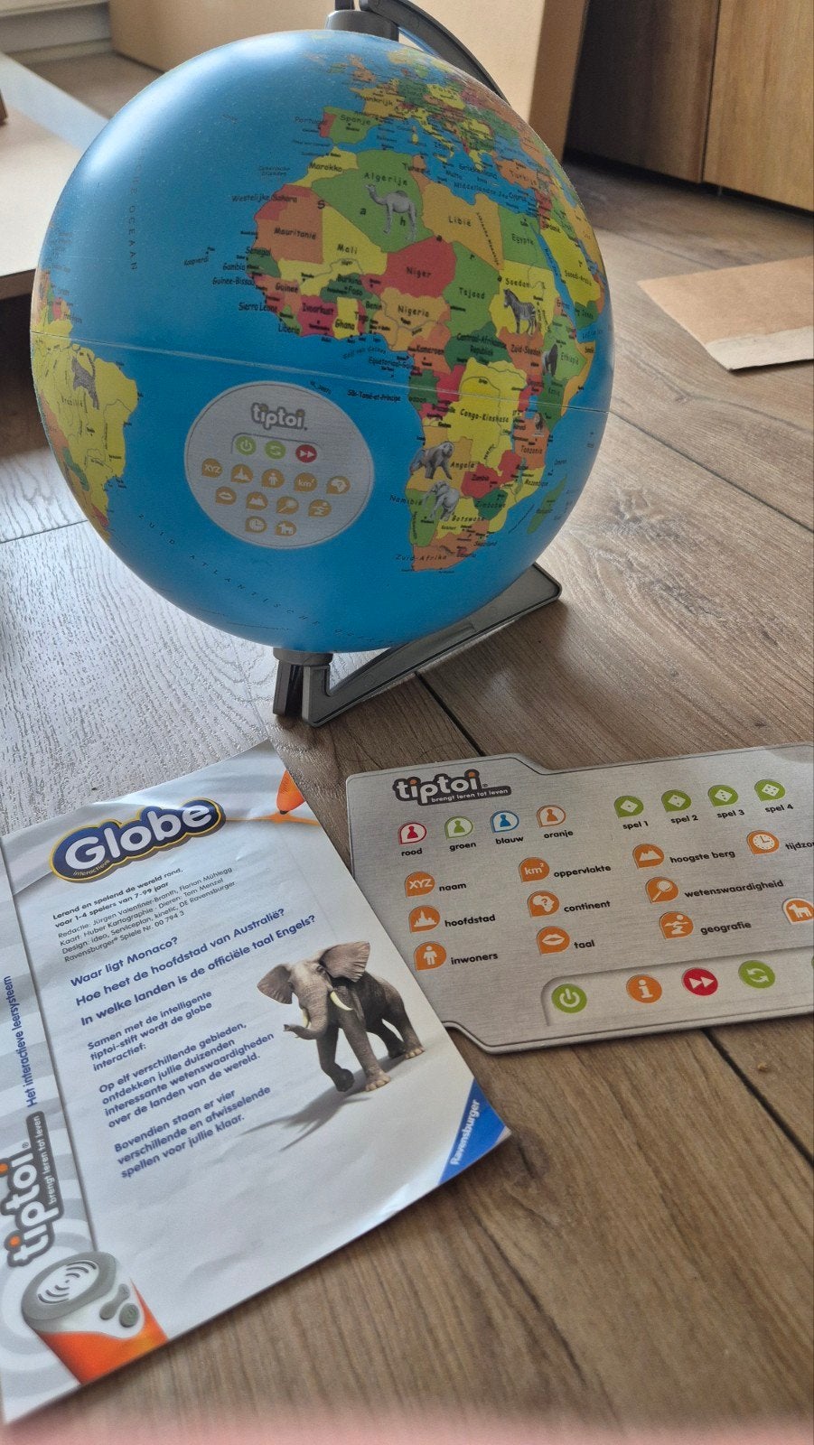 Tiptoi Globe - Interactieve Wereldbol, Kinderen en Baby's, Speelgoed | Educatief en Creatief, Ophalen of Verzenden, Gebruikt, Taal en Lezen
