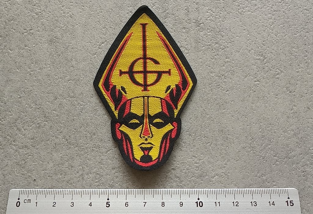 Ghost zeer mooie shaped papa emiritus patch g22, Ophalen of Verzenden, Nieuw, Kleding