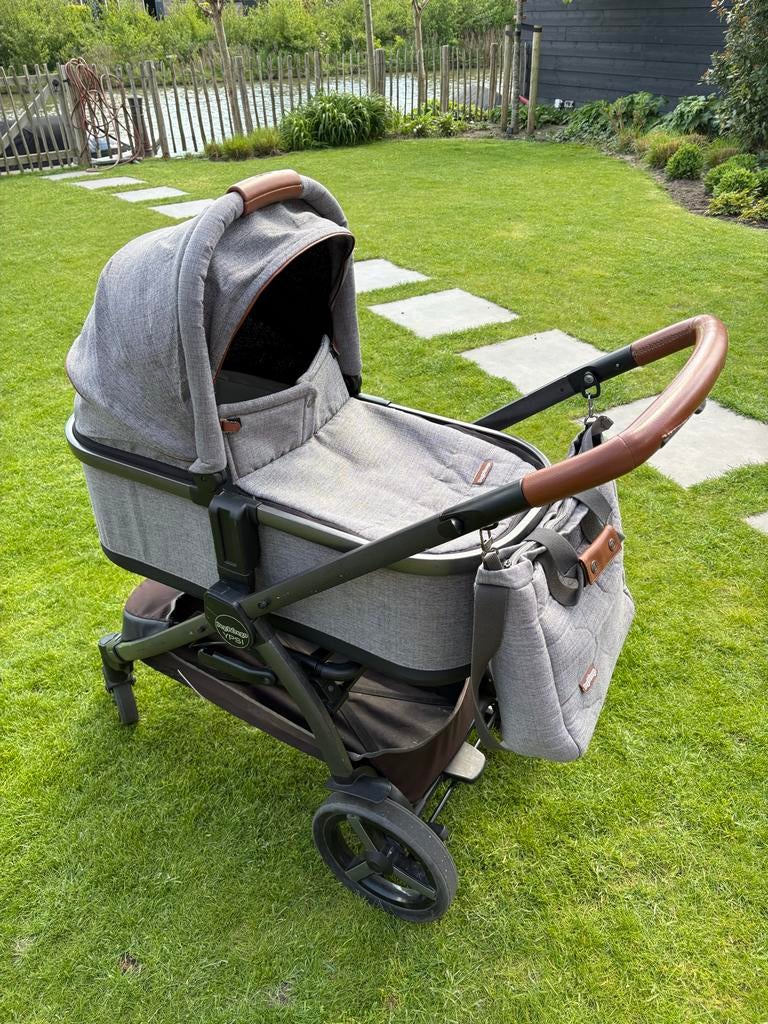 Peg Perego kinderwagen en buggy met luiertas, Gebruikt, Kinderwagen, Overige merken, Verstelbare duwstang