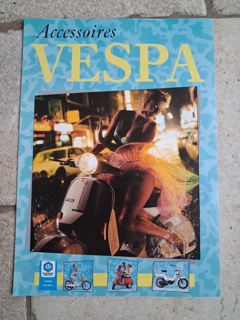 Vintage Vespa Accessoires Catalogus - Zeldzaam, Verzenden, Gebruikt