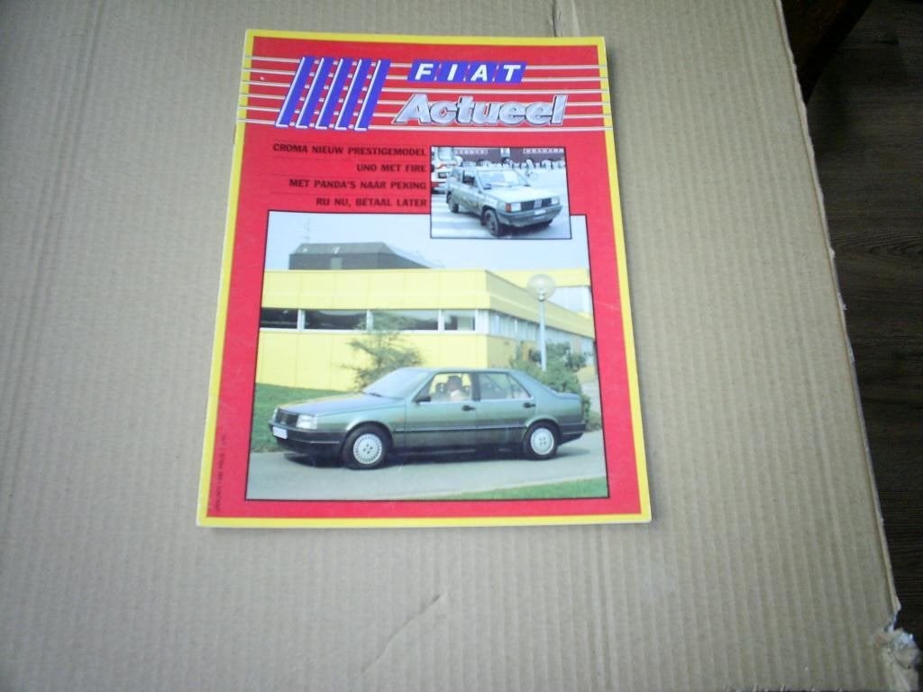 Fiat Actueel Alle Modellen o.a. Uno / Panda / Croma 1 / 1986, Boeken, Verzenden, Zo goed als nieuw, Overige merken
