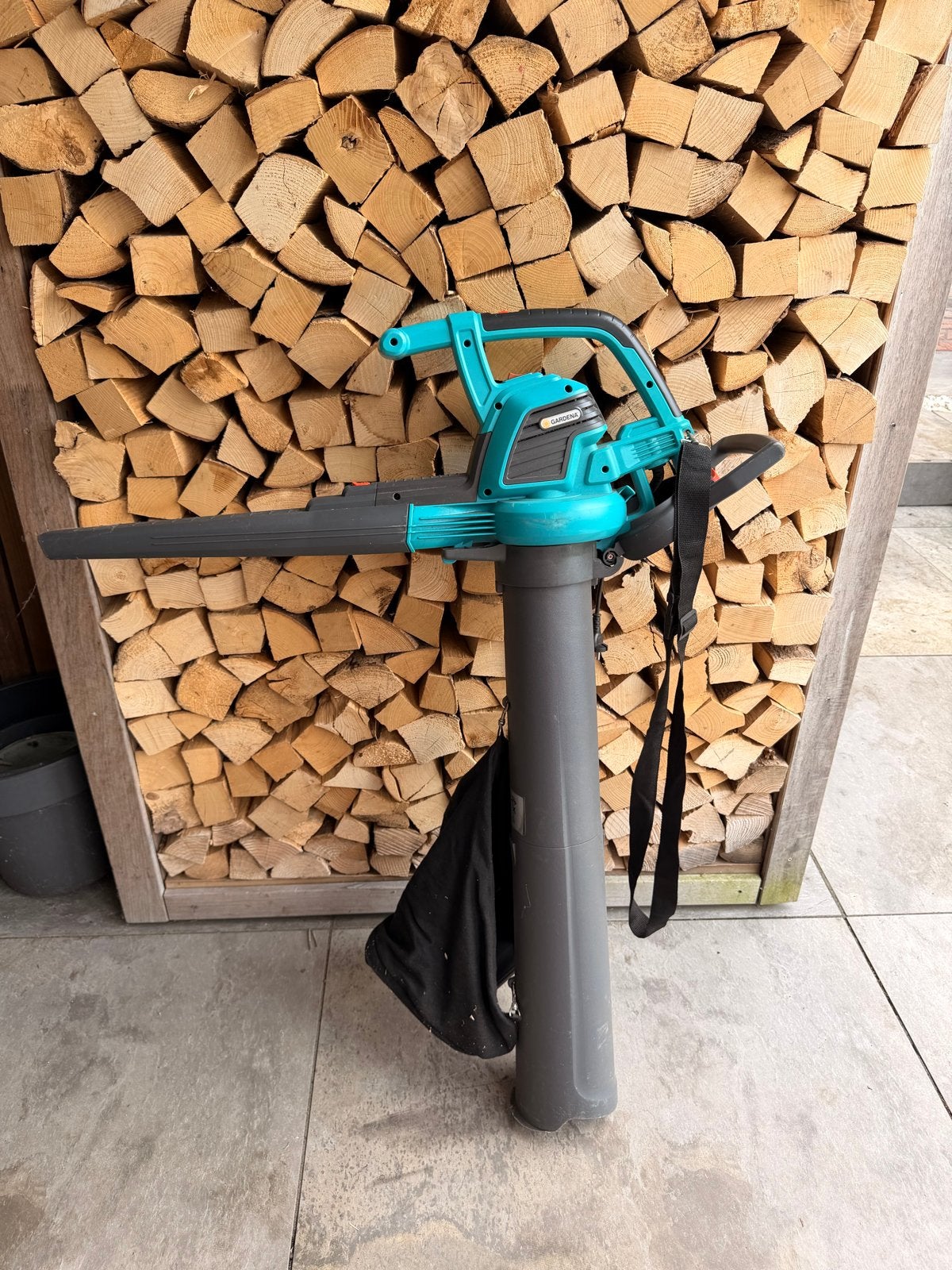 Gardena Bladblazer/Zuiger - Elektrisch met Opvangzak, Ophalen, Gebruikt, Handgedragen, Met opvangzak