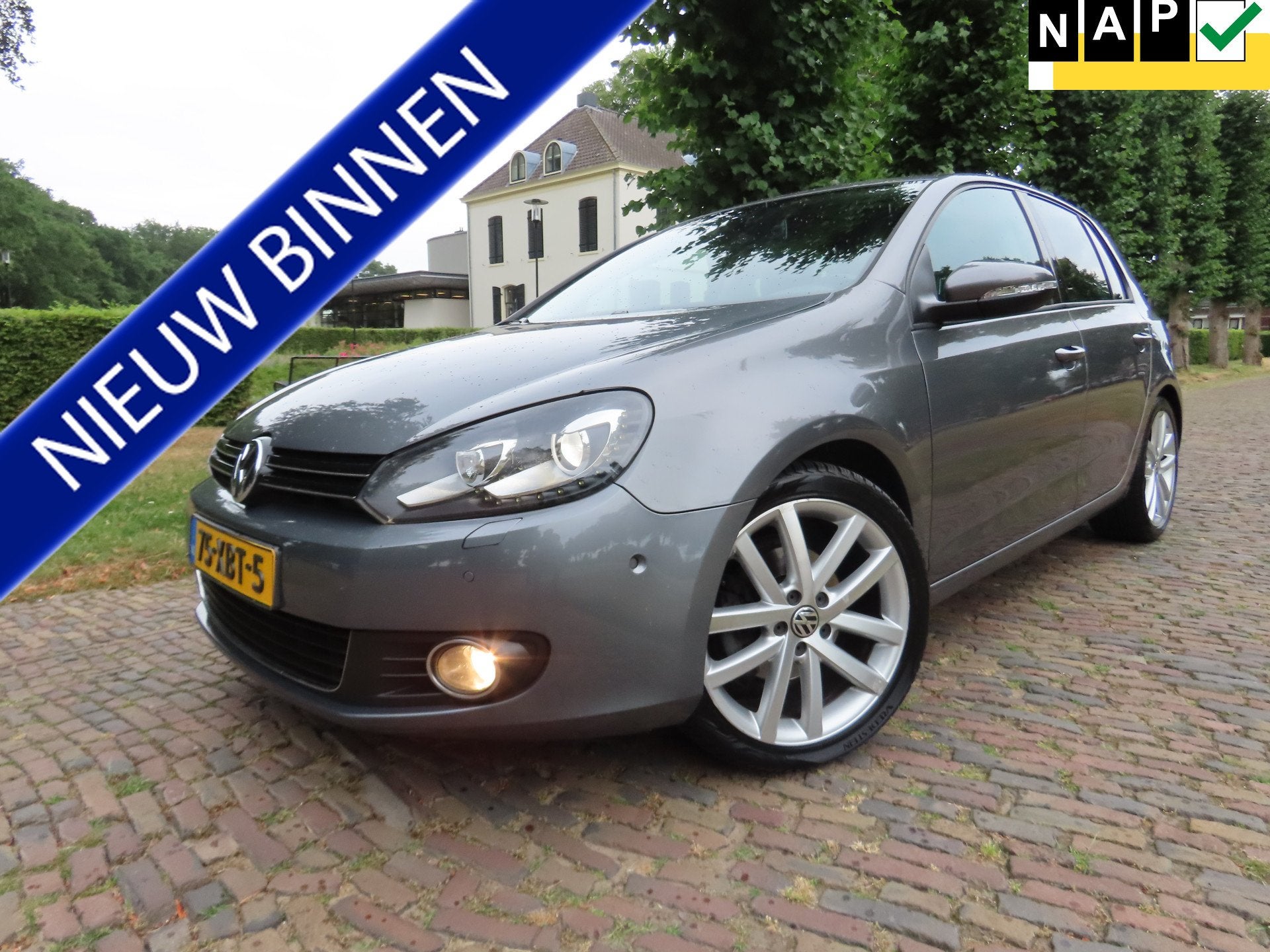 Volkswagen Golf 1.4 TSI Highline Automaat/Dsg Alcantara/Stof, Auto's, Euro 5, Gebruikt, Zwart, 4 cilinders