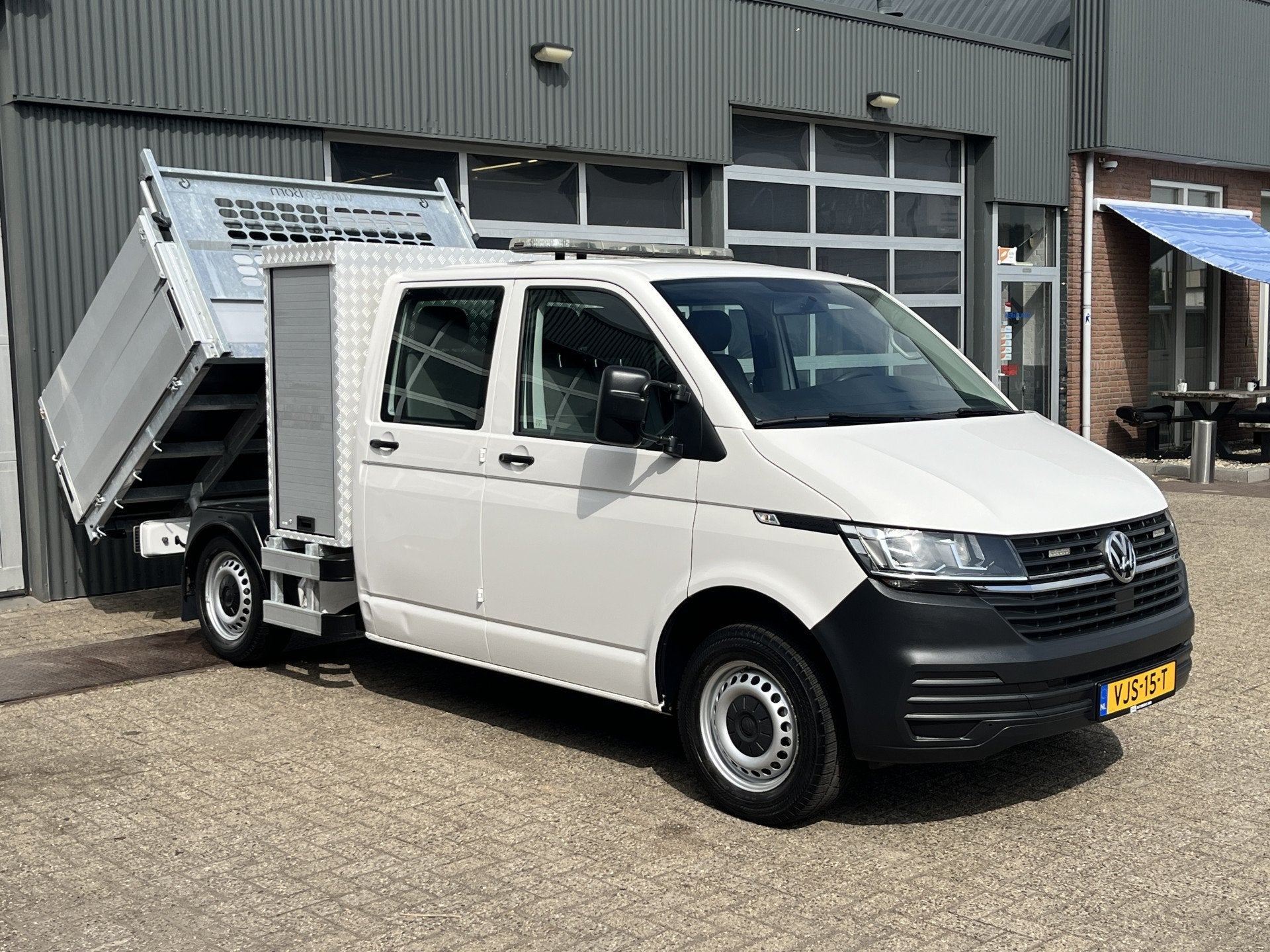 Volkswagen Transporter 2.0 TDI L2H1 DC 30 Dubbele cabine ope, Auto's, Voorwielaandrijving, Dealer onderhouden, Gebruikt, Euro 6
