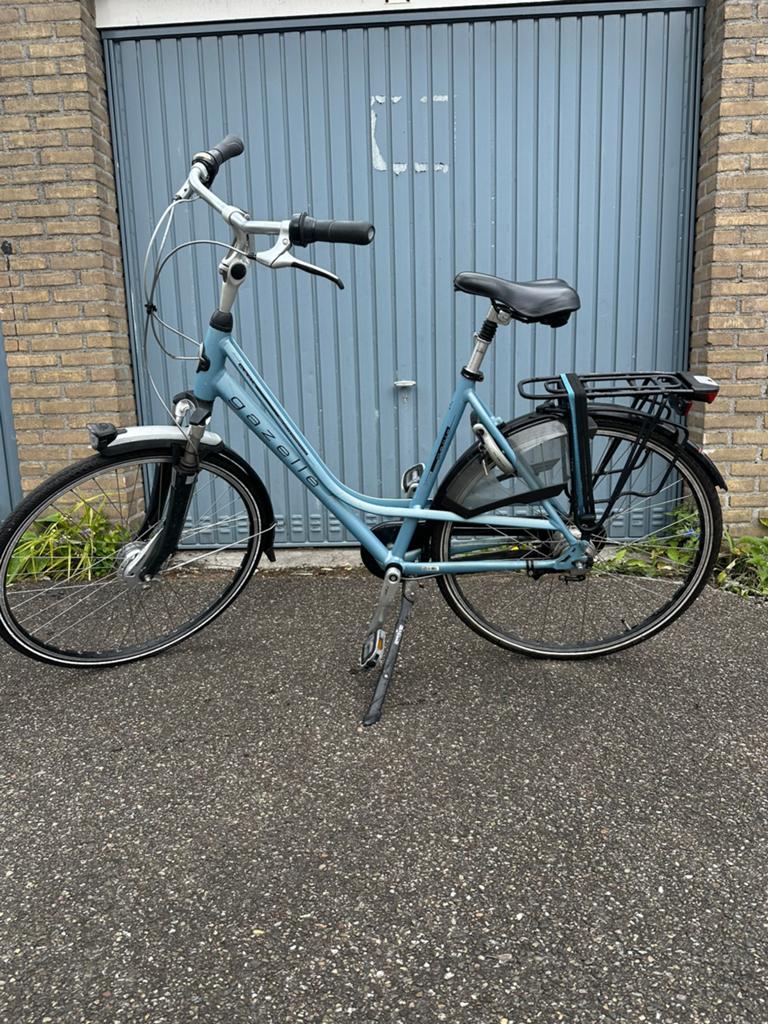 Damesfiets gazelle, Fietsen en Brommers, Fietsen | Dames | Damesfietsen, Ophalen, Versnellingen, Gazelle, 53 tot 56 cm