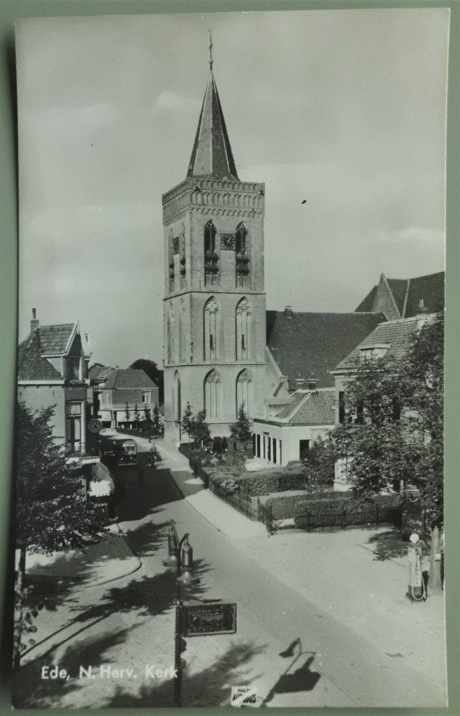 Ede - NH kerk - 1942, Ophalen of Verzenden, 1940 tot 1960, Gelopen, Gelderland