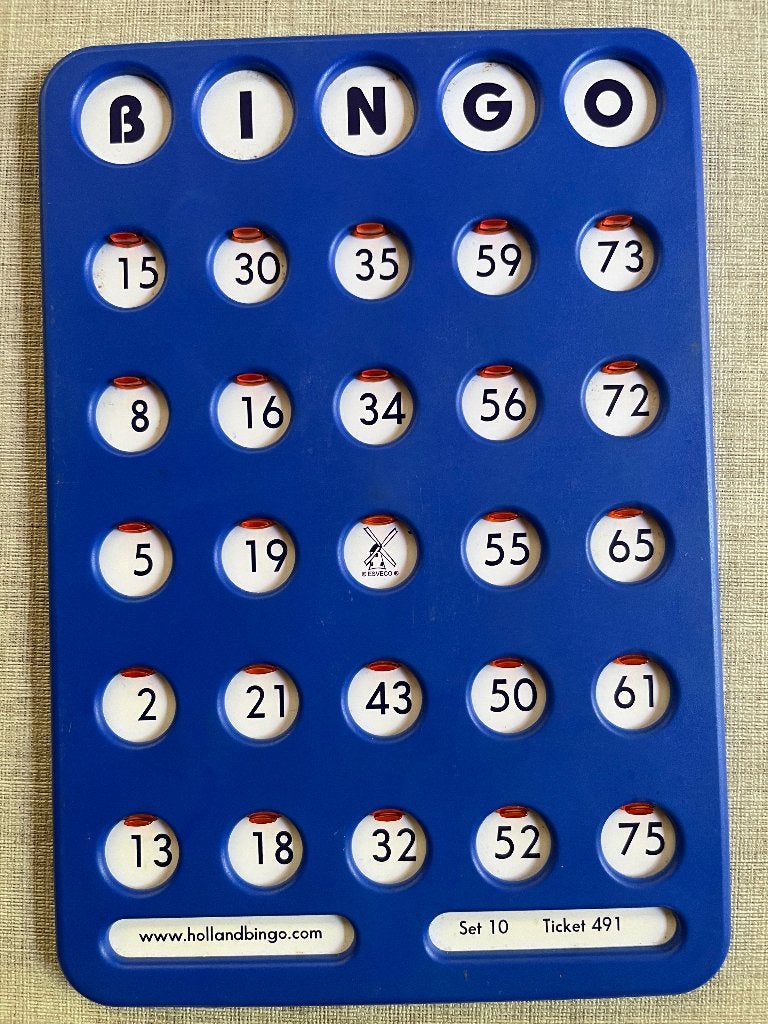 Bingo kaarten, Hobby en Vrije tijd, Gezelschapsspellen | Bordspellen, Ophalen, Nieuw