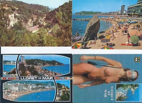 23 Ansichtkaarten Spanje Liorette mar La Cordida etc., Ophalen of Verzenden, 1980 tot heden, Gelopen, Spanje