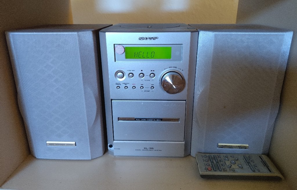 Sharp Micro Component System XL35H, Ophalen, Gebruikt, Cassettedeck, Microset