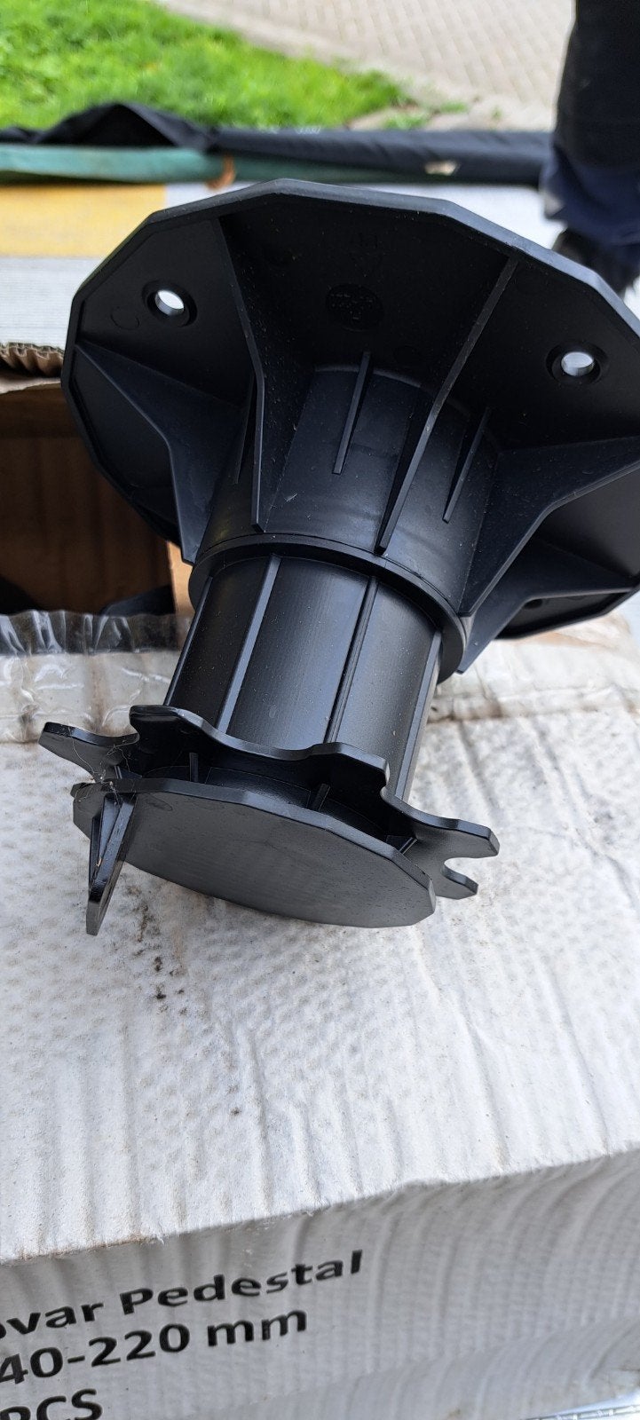 36 Wovar Pedestal Verstelbare Vlonderdrager 140-220 mm, Tuin en Terras, Ophalen of Verzenden, Nieuw, Kunststof