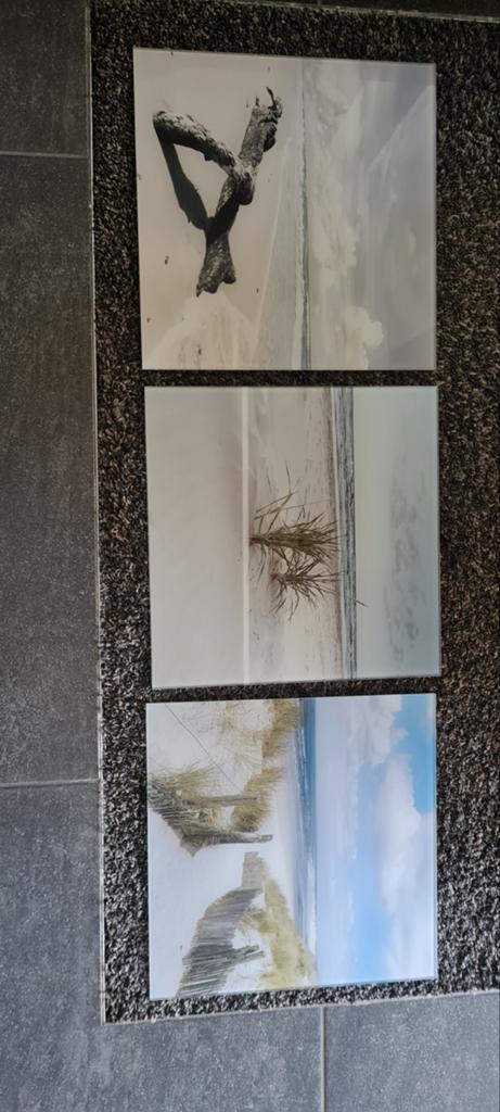 Glas schilderijen, Ophalen, Minder dan 50 cm, Zo goed als nieuw, Schilderij
