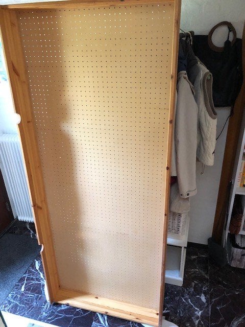 slaaplade / houten onderschuif logeer bed/ lade, Ophalen, Zo goed als nieuw, Lattenbodem, Minder dan 70 cm