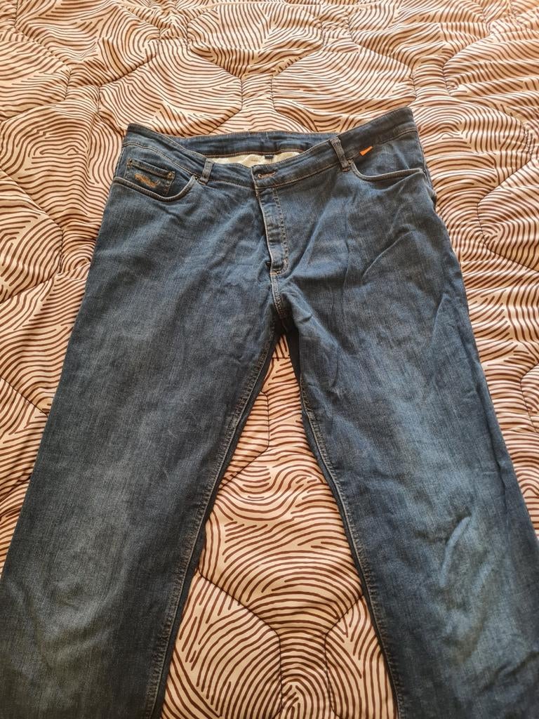 Motorjeans met bescherming - Maat W42/32, Onbekend, Blauw, Ophalen of Verzenden, W40 - W42 (confectie 56/58)