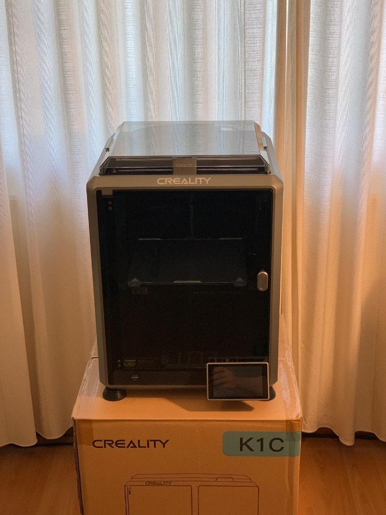 Creality K1C 3D printer + extra printbed, Computers en Software, Ophalen, Ingebouwde Wi-Fi, Zo goed als nieuw, Filament