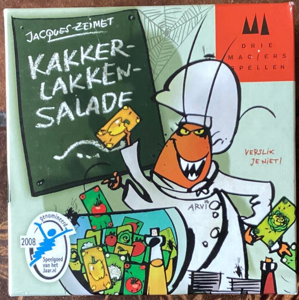 Kakkerlakkensalade – Drie Magiers Spellen, Hobby en Vrije tijd, Gezelschapsspellen | Kaartspellen, Ophalen of Verzenden, Zo goed als nieuw