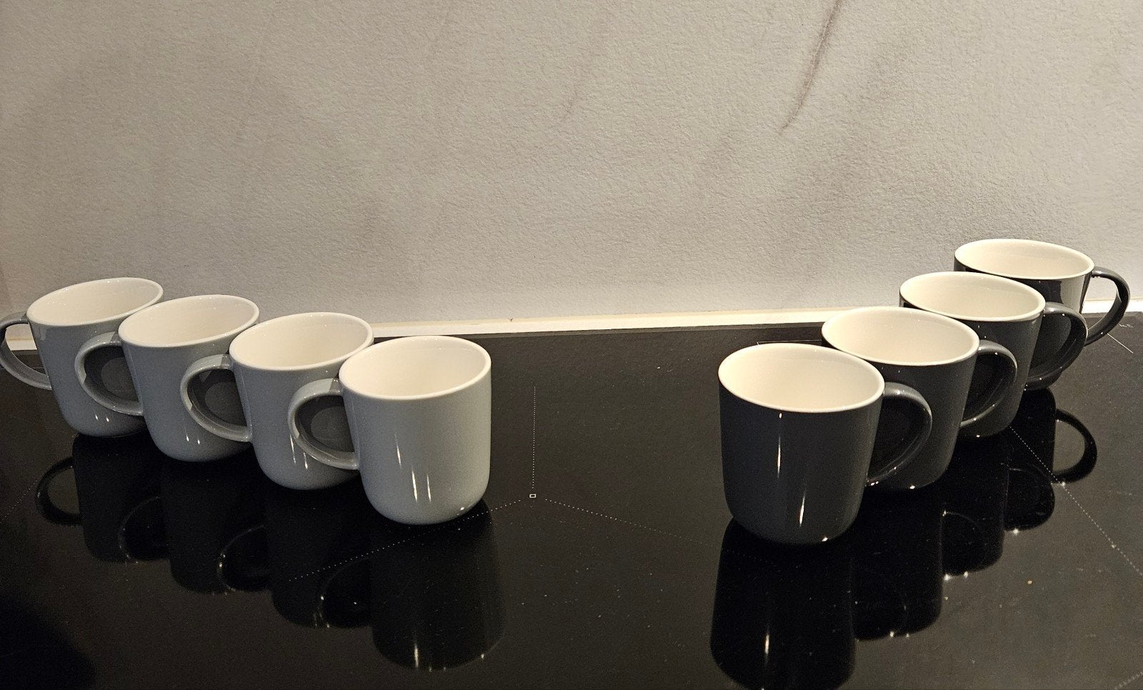 8 zgan koffie kopjes van de hema, Ophalen, Hema, Zo goed als nieuw, Overige stijlen