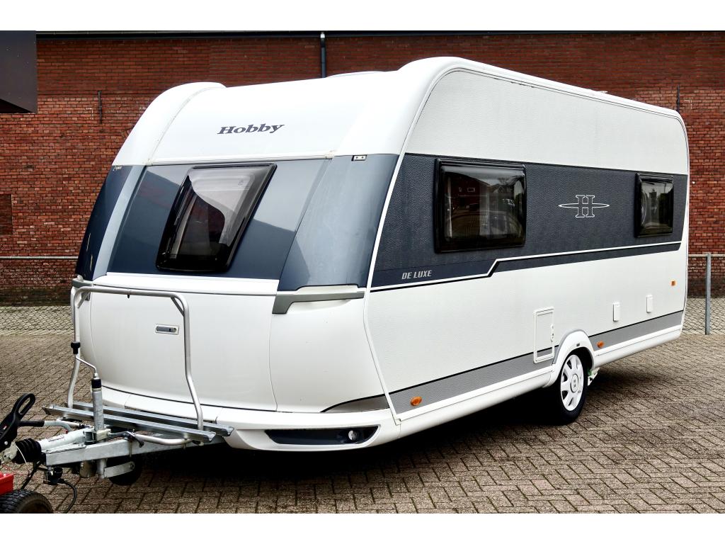 Hobby De Luxe 495 UL 2020 Mover Airco Voortent 1800KG Vol Op, Schokbreker, Rondzit, Hobby, Bedrijf