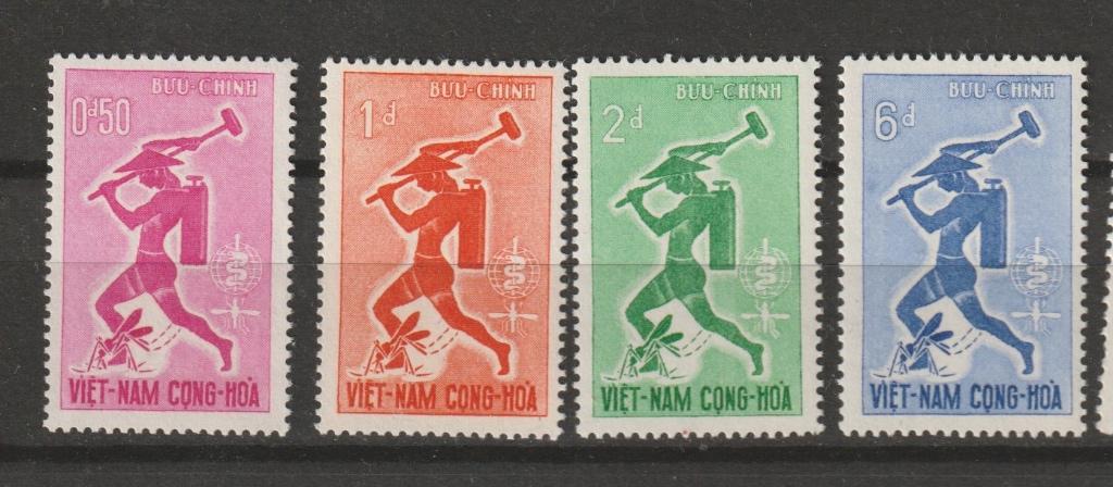 TSS Kavel 430095  Zuid-Vietnam malaria pf minr 262-265, Ophalen, Postfris, Zuidoost-Azië