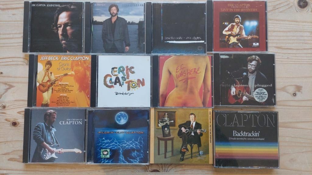 12 Eric Clapton CDs, Verzenden, Zo goed als nieuw, Poprock