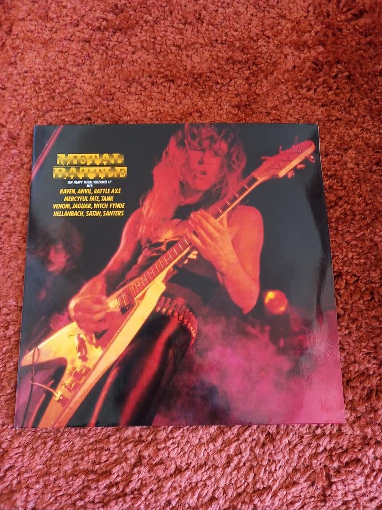 Metal Battle - Heavy Metal Verzamel LP (1983), Cd's en Dvd's, Vinyl | Hardrock en Metal, Gebruikt, 1980 - 1989, Ophalen of Verzenden
