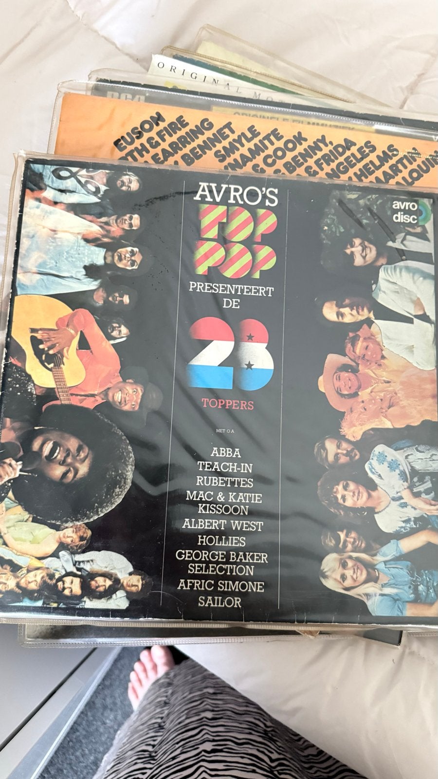 AVRO's Top Pop - 23 Toppers LP (ABBA, Teach-In, Rubettes), LP, Gebruikt, Pop, Ophalen of Verzenden