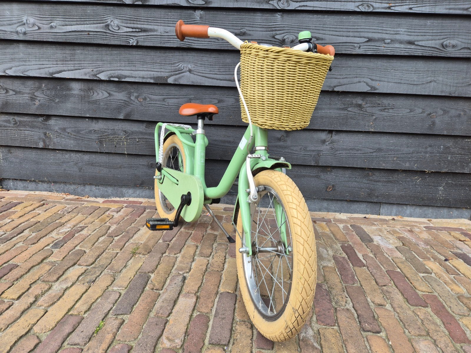 Veloretti kinderfiets 16 inch met mandje, Fietsen en Brommers, Ophalen, Velgrem, Veloretti, 16 tot 20 inch