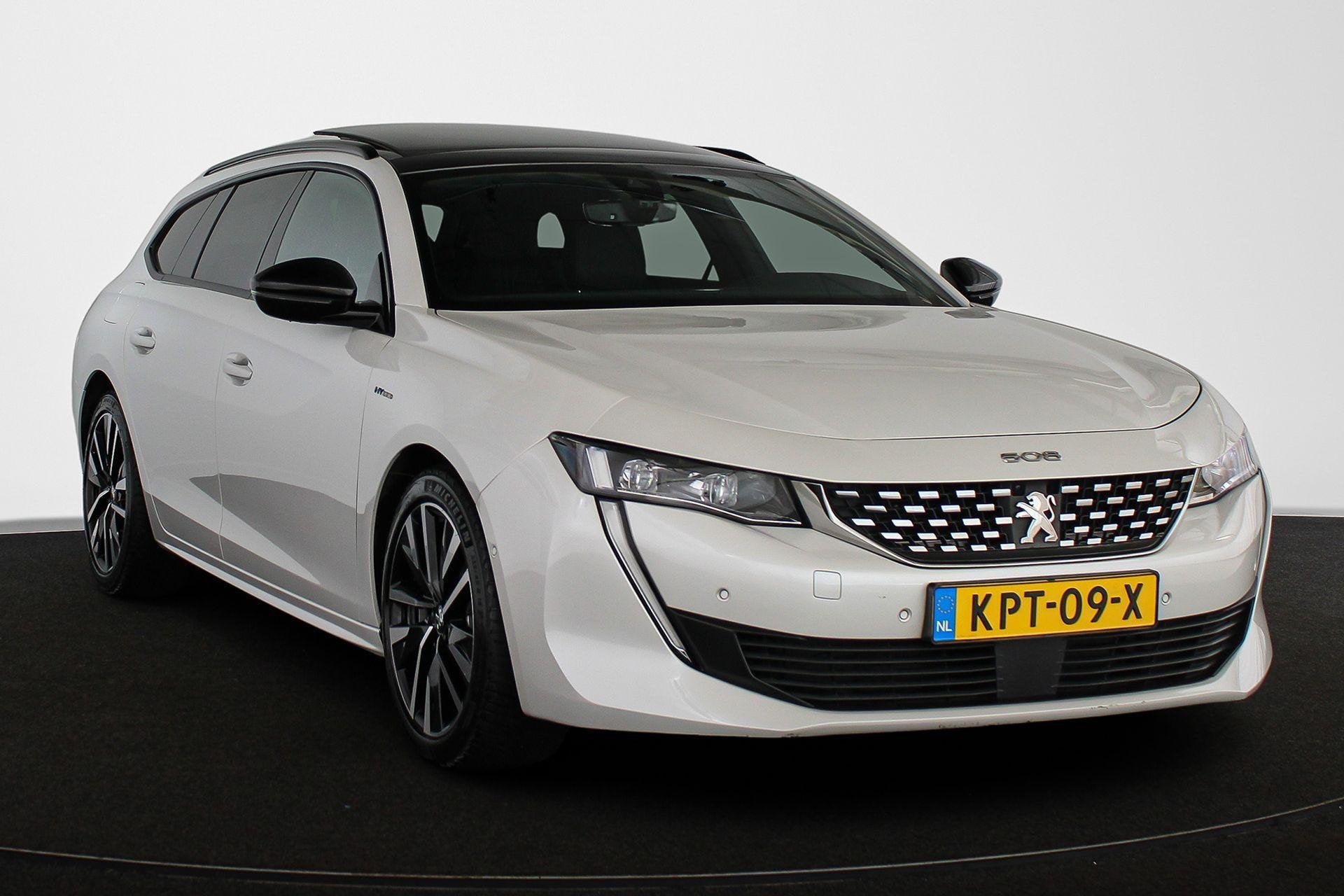 Peugeot 508 SW 1.6 HYbrid GT Line SOH 91.5% Panoramadak Napp, 745 kg, Automatische klimaatregeling, Gebruikt, 4 cilinders