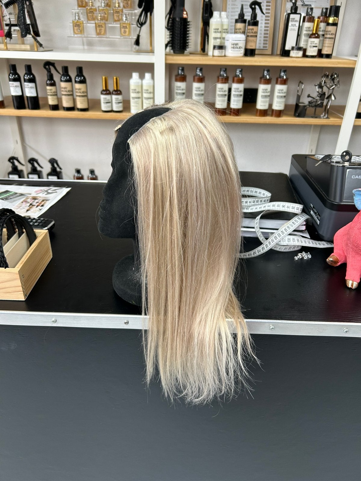Echthaar U-part Extensions Wig Pruik halve Pruik 70%korting, Sieraden, Tassen en Uiterlijk, Ophalen of Verzenden, Nieuw, Pruik of Haarverlenging