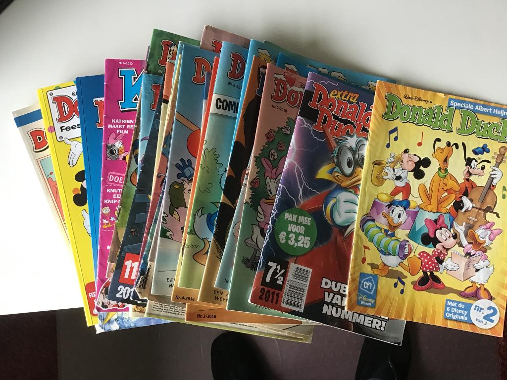 Donald Duck, Meerdere stripboeken, Ophalen of Verzenden, Gelezen, Donald Duck