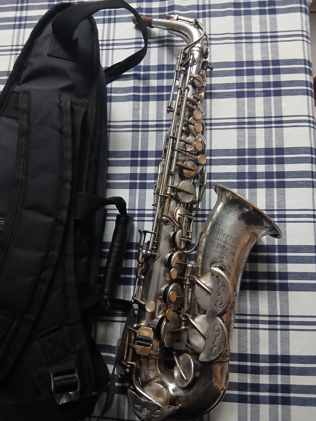 Alt saxofoon Pierret Artist, Muziek en Instrumenten, Ophalen of Verzenden, Gebruikt, Alt