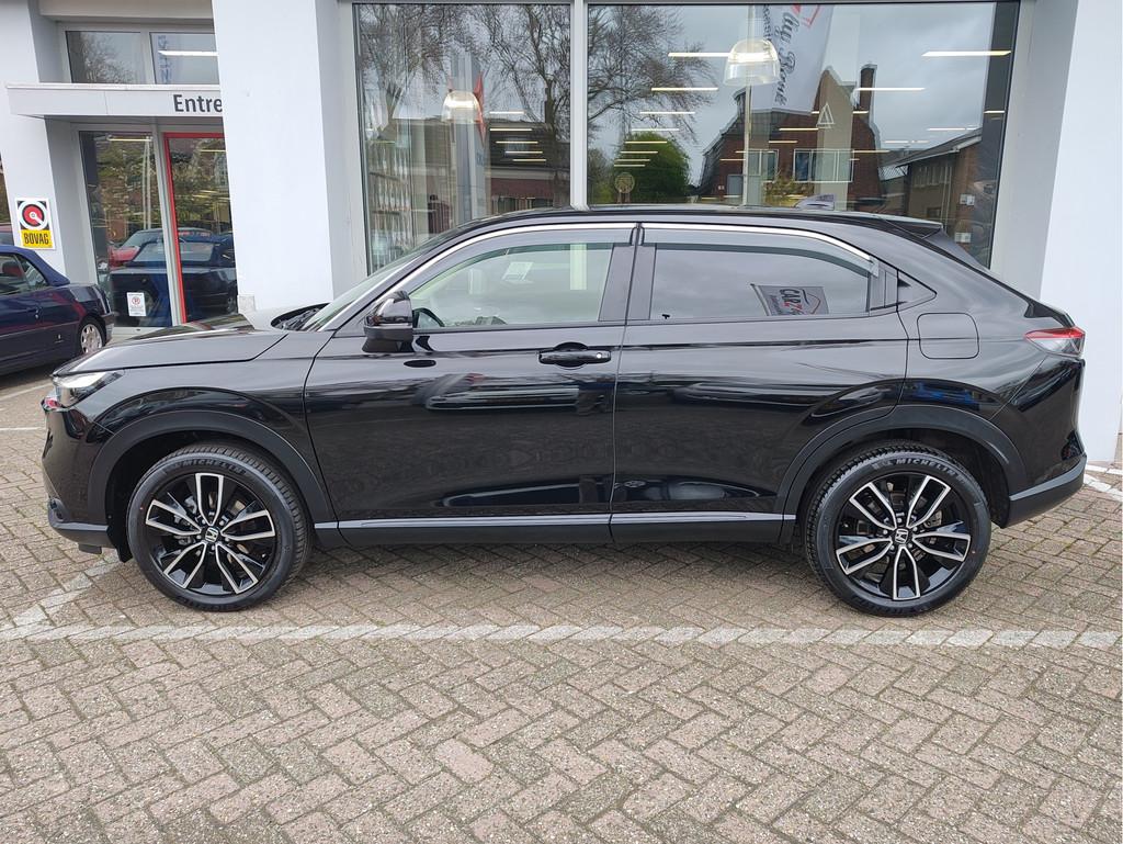 Honda HR-V 1.5 e:HEV ELEGANCE AUTOMAAT Adaptive Cruise | Sto, Auto's, Honda, 12 maanden, Stof, Adaptive Cruise Control, Zwart