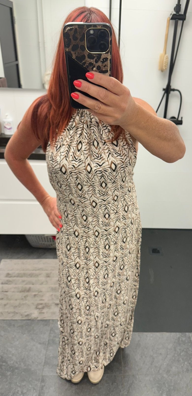 Prachtige boho ibiza jurk van Moost Wanted maat L/40, Beige, Maat 42/44 (L), Nieuw, Ophalen of Verzenden