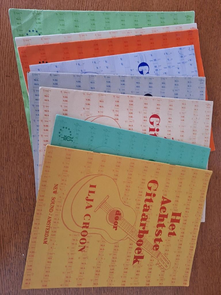 Ilja Croon Gitaarboeken - Het Gitaarboek (8 delen), Muziek en Instrumenten, Bladmuziek, Ophalen of Verzenden