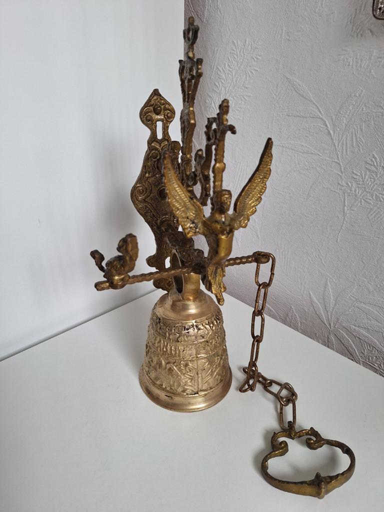 Antieke  Deurbel, Antiek en Kunst, Antiek | Koper en Brons, Ophalen of Verzenden