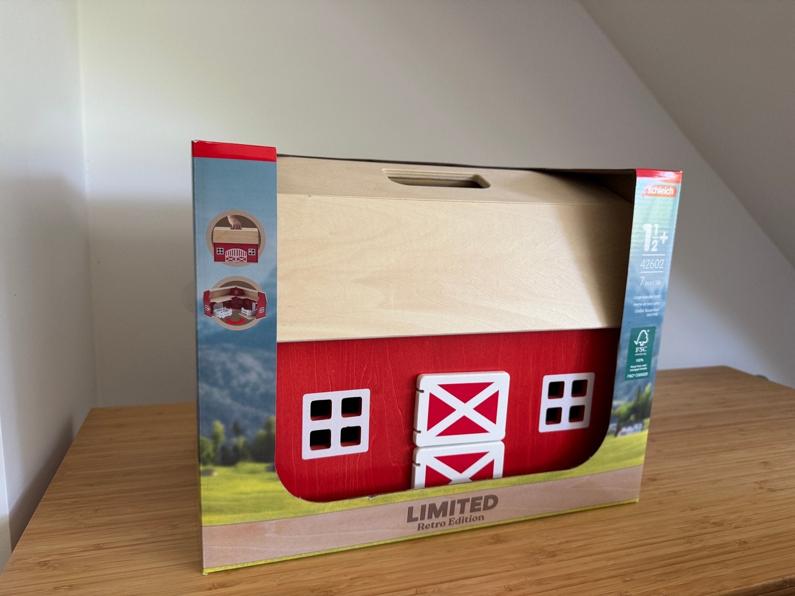 Schleich 42602 Limited Retro Edition Boerderij Speelset, Ophalen, Zo goed als nieuw