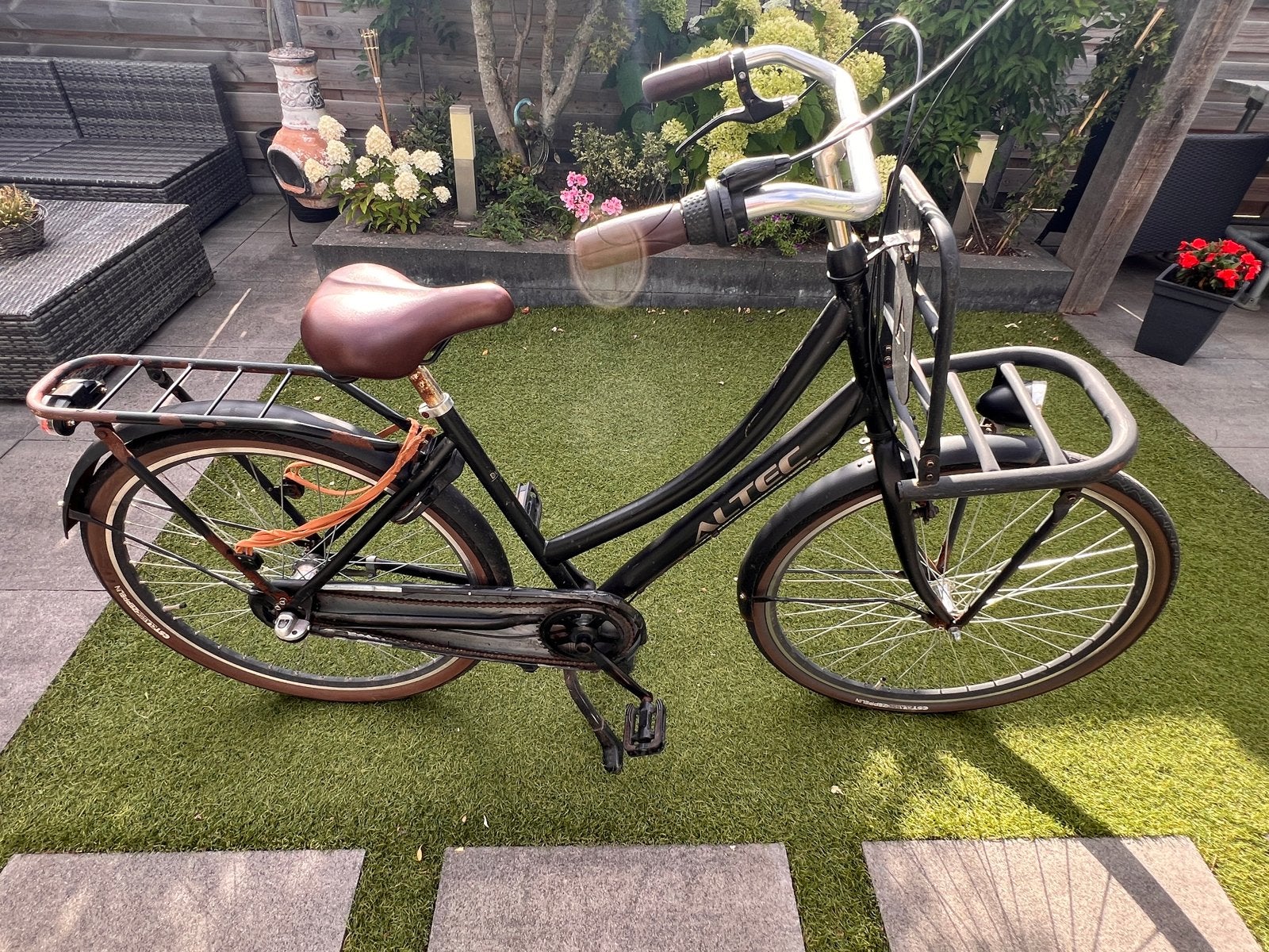 Altec Transportfiets, opknapper!, Fietsen en Brommers, Fietsen | Dames | Damesfietsen, Terugtraprem, Gebruikt, Versnellingen, 50 tot 53 cm