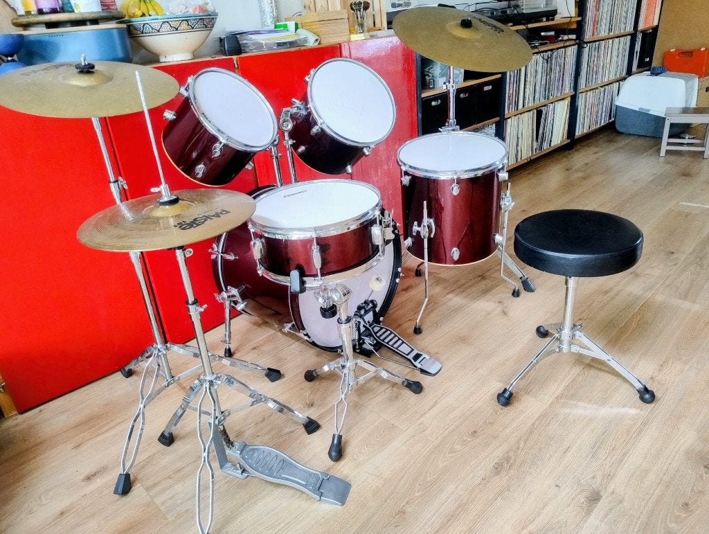Phoenix Drumstel met Paiste 101 bekkenset, Ophalen, Gebruikt, Overige merken
