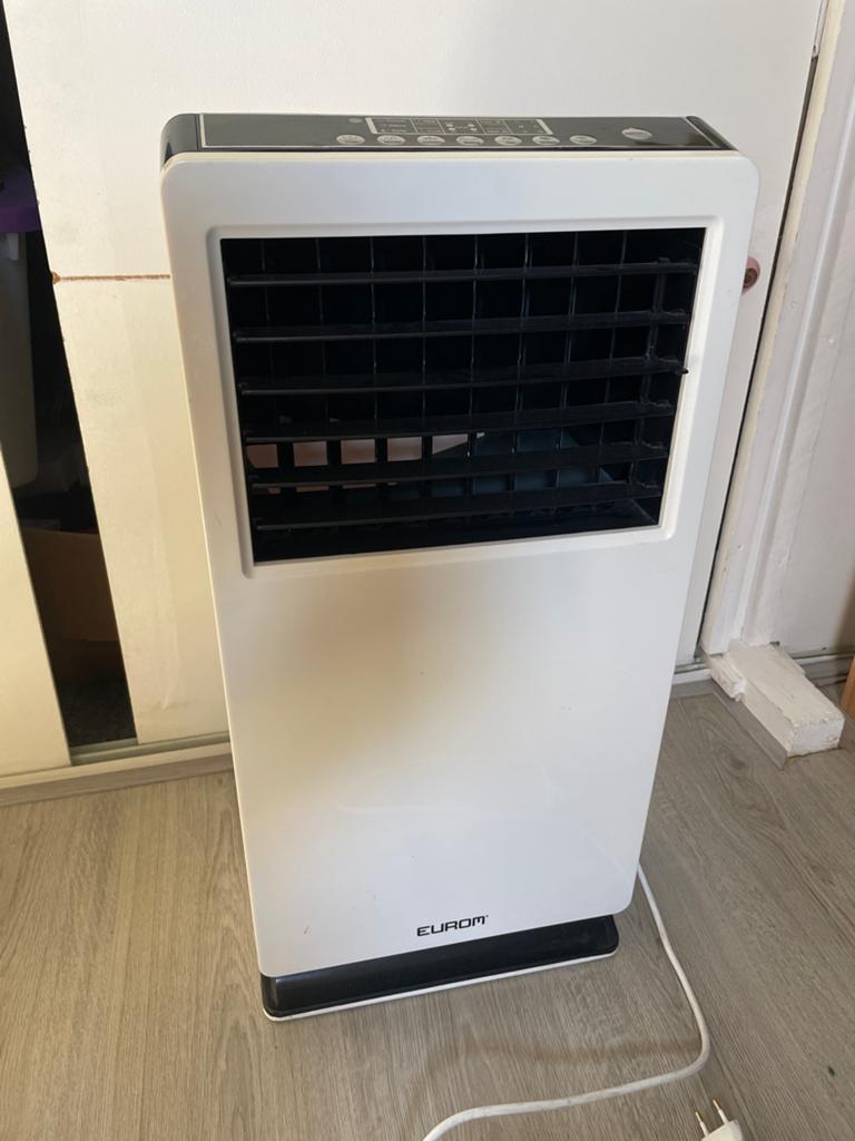 Eurom Air Cooler - Mobiele Aircooler met Ventilatorfunctie, Gebruikt, Minder dan 60 m³, 3 snelheden of meer, Ophalen of Verzenden