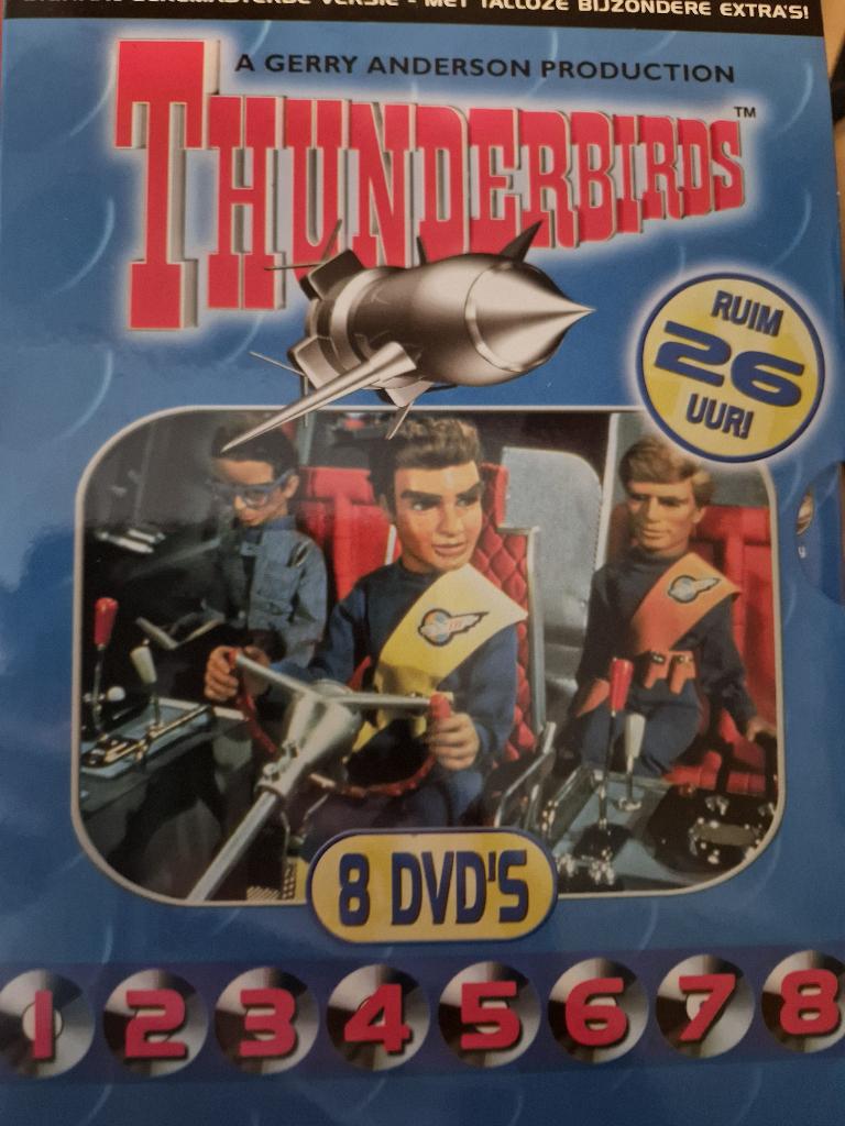 Thunderbirds Boxset - 8 DVD's - Ruim 26 uur kijkplezier!, Alle leeftijden, Ophalen of Verzenden, Gebruikt, Science Fiction en Fantasy